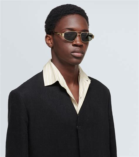 celine aviator sunglasses men|celine triomphe pilot sunglasses.